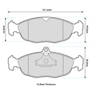 Ferodo DS3000 Brake Pads