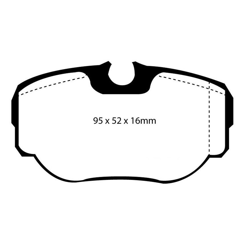 [EBCDP41038R] EBC Brakes Yellowstuff Performance Brake Pads