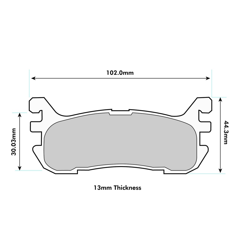 [FERFCP1012H] Ferodo DS2500 Brake Pads