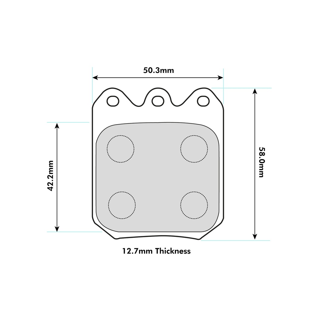 Mintex M1144 Brake Pads To Fit Wilwood Dynapro / Dynalite Single Calipers