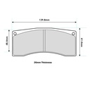 Ferodo TL163 Brake Pads To Fit Brembo 07.7859.1 Caliper