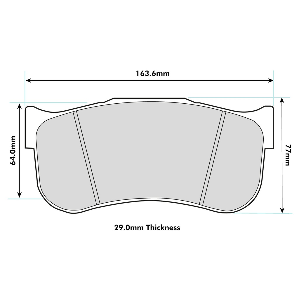 Pagid RST2E Brake Pads To Fit Brembo B28 Family Caliper