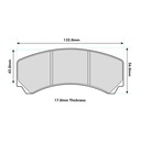 Pagid RST5E Brake Pads To Fit AP Racing CP5090 Calipers