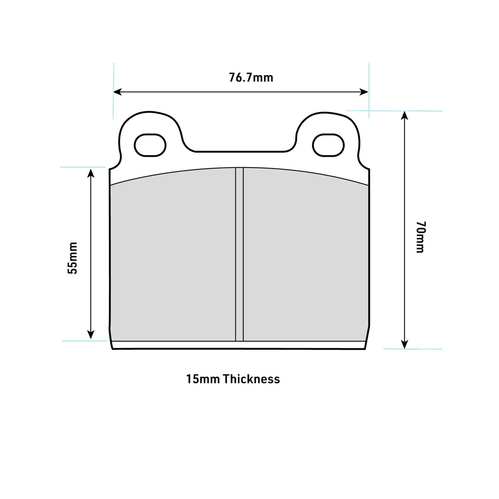Wilwood BP-10 Brake Pads To Fit D45 Porsche 911 Caliper