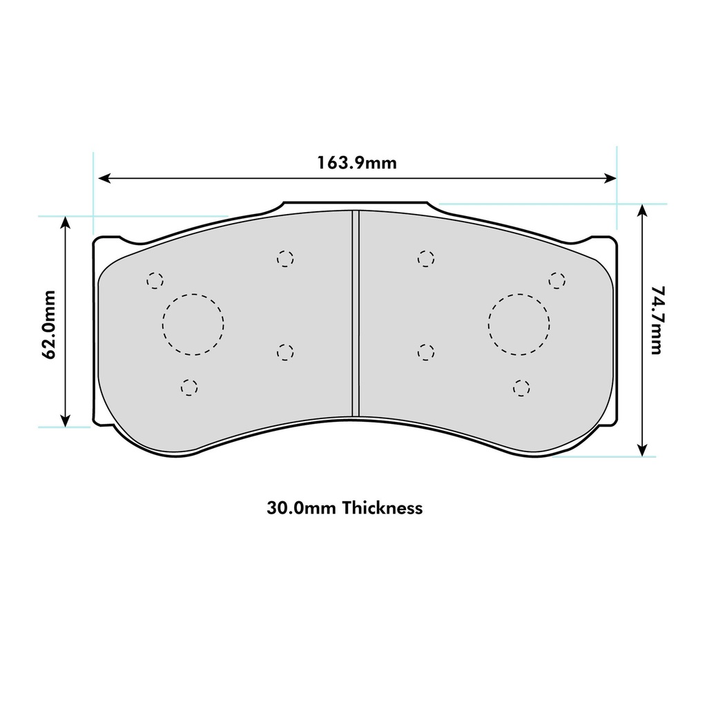 Pagid RSX Brake Pads To Fit AP Racing CP6276 Caliper