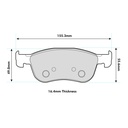 PBS Brakes ProTrack Brake Pads