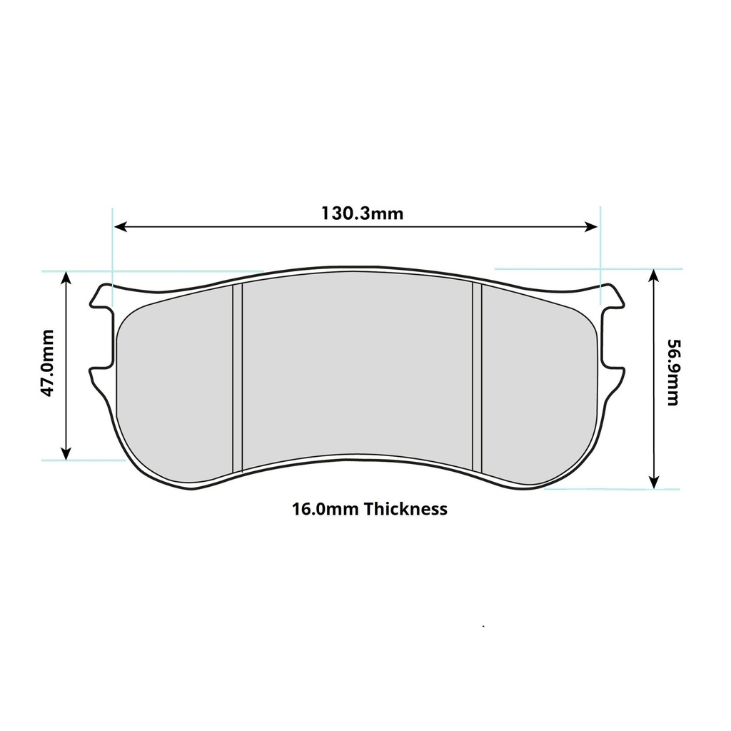 [FERFRP3163TL180] Ferodo TL180 Brake Pads To Fit PFC ZR34 Caliper