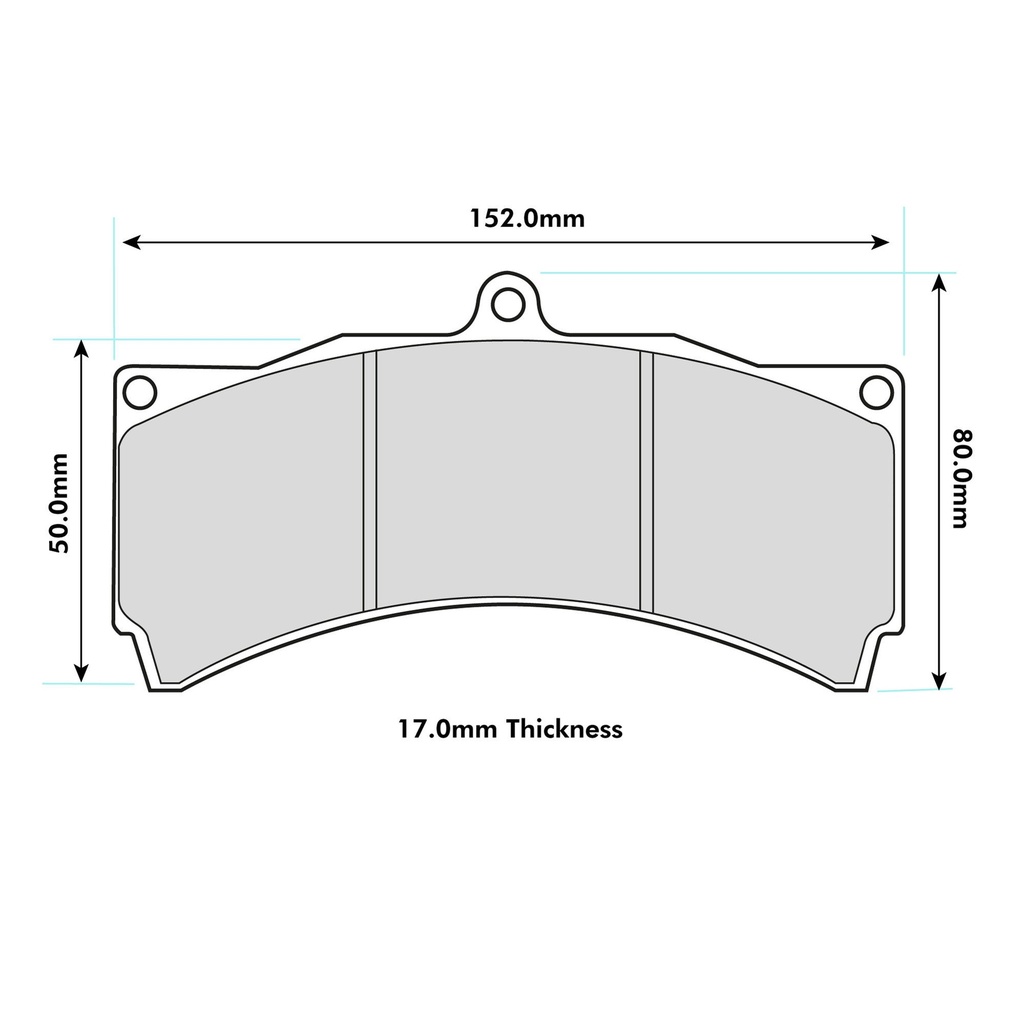 PBS Brakes ProComp E2 Brake Pads To Fit AP Racing CP5070/CP5570 Calipers