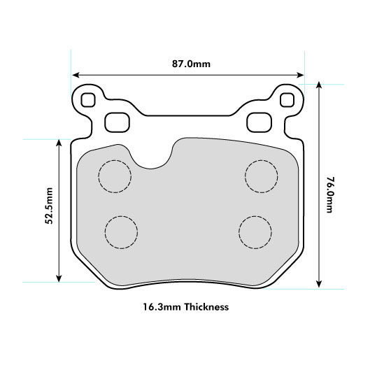 PBS Brakes ProTrack Brake Pads