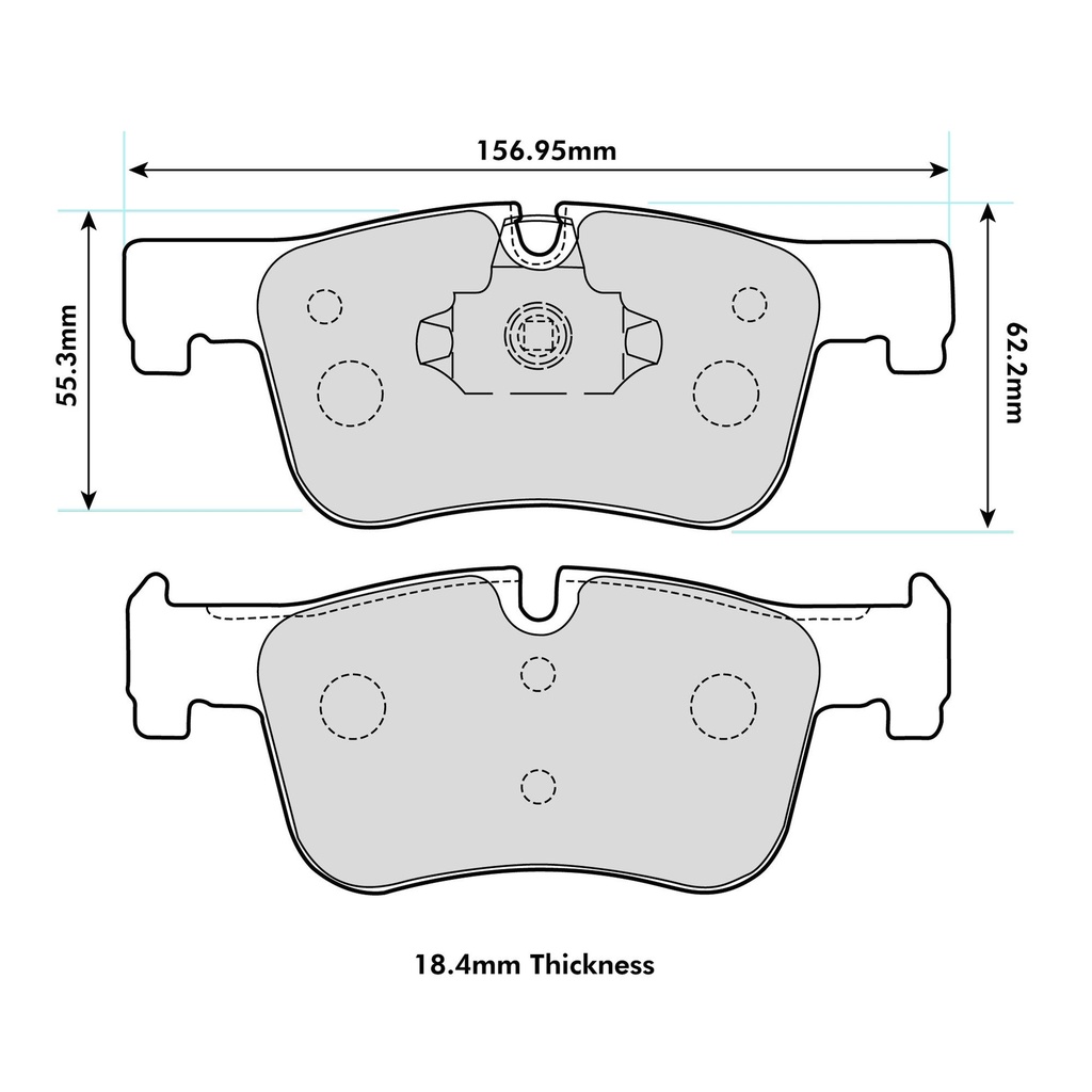Mintex MRM1801 Brake Pads
