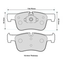 Mintex MRM1801 Brake Pads