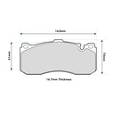Mintex MRM1801 Brake Pads