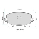 Mintex MRM1801 Brake Pads