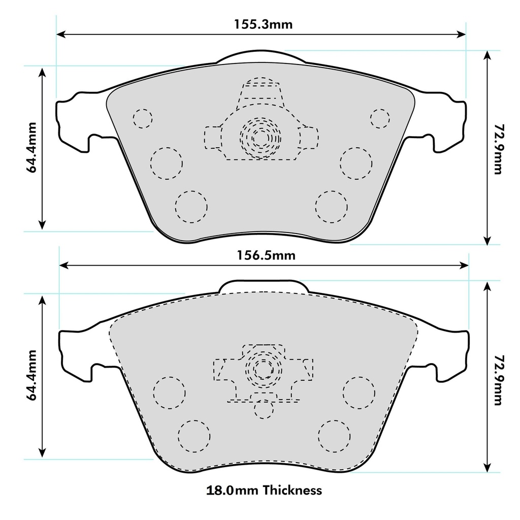 Mintex MRM1801 Brake Pads