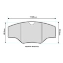 Mintex F6R Brake Pads To Fit AP Racing CP2361 / OE Calipers