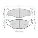 Mintex F6R Brake Pads