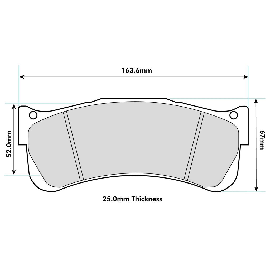 Pagid RSL1E Brake Pads To Fit Brembo 07.7293.7 Calipers
