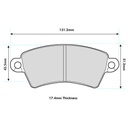 PBS Brakes ProTrack Brake Pads