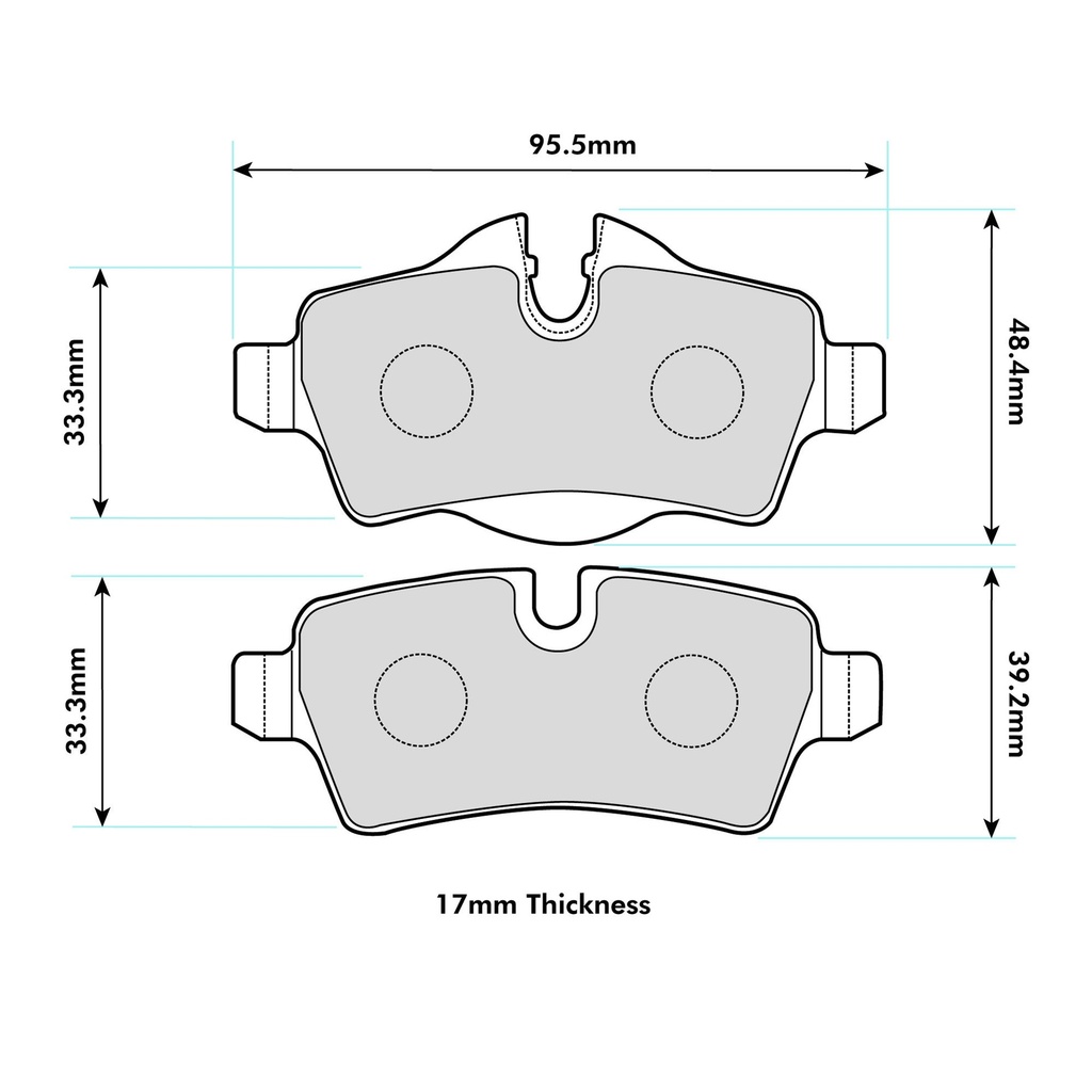 Mintex M1144 Brake Pads