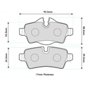 Mintex M1144 Brake Pads