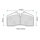 Mintex M1144 Brake Pads