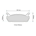 Mintex M1155 Brake Pads
