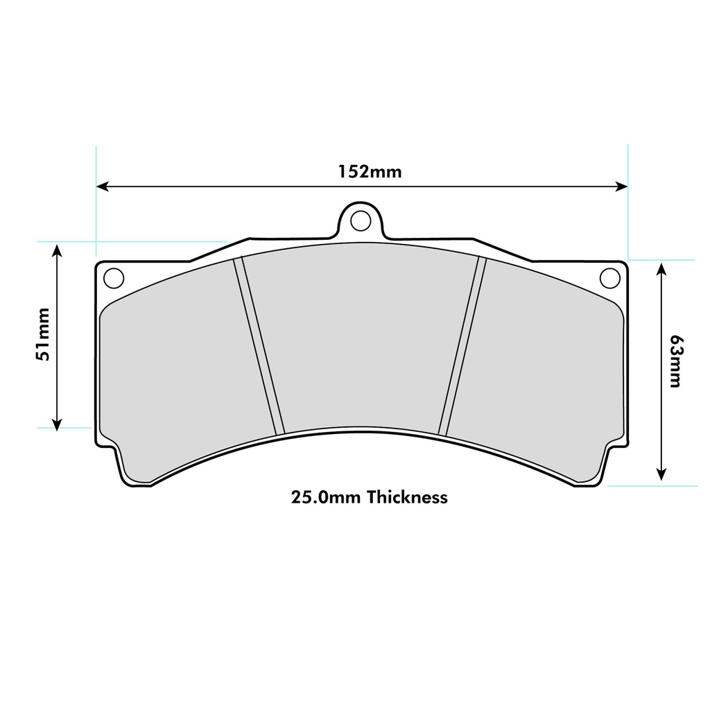 PBS Brakes ProComp S1 Brake Pads To Fit AP Racing Various Calipers