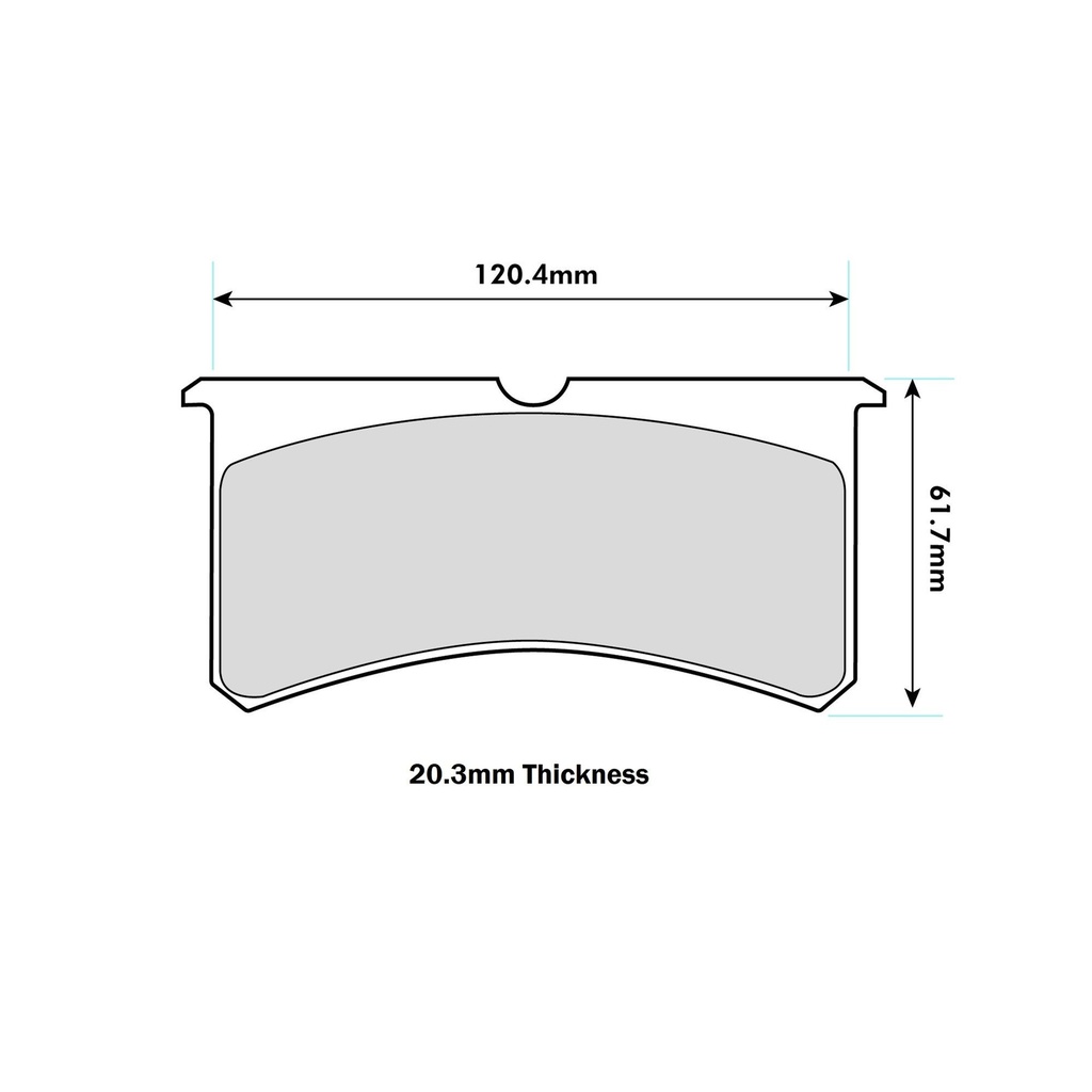 [WIL150-20-7420K] Wilwood BP-20 Brake Pads To Fit Wilwood Superlite 4 & 6 Piston Calipers