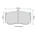 EBC Brakes SR11 Sintered Brake Pads To Fit Brembo 07.6955 Caliper