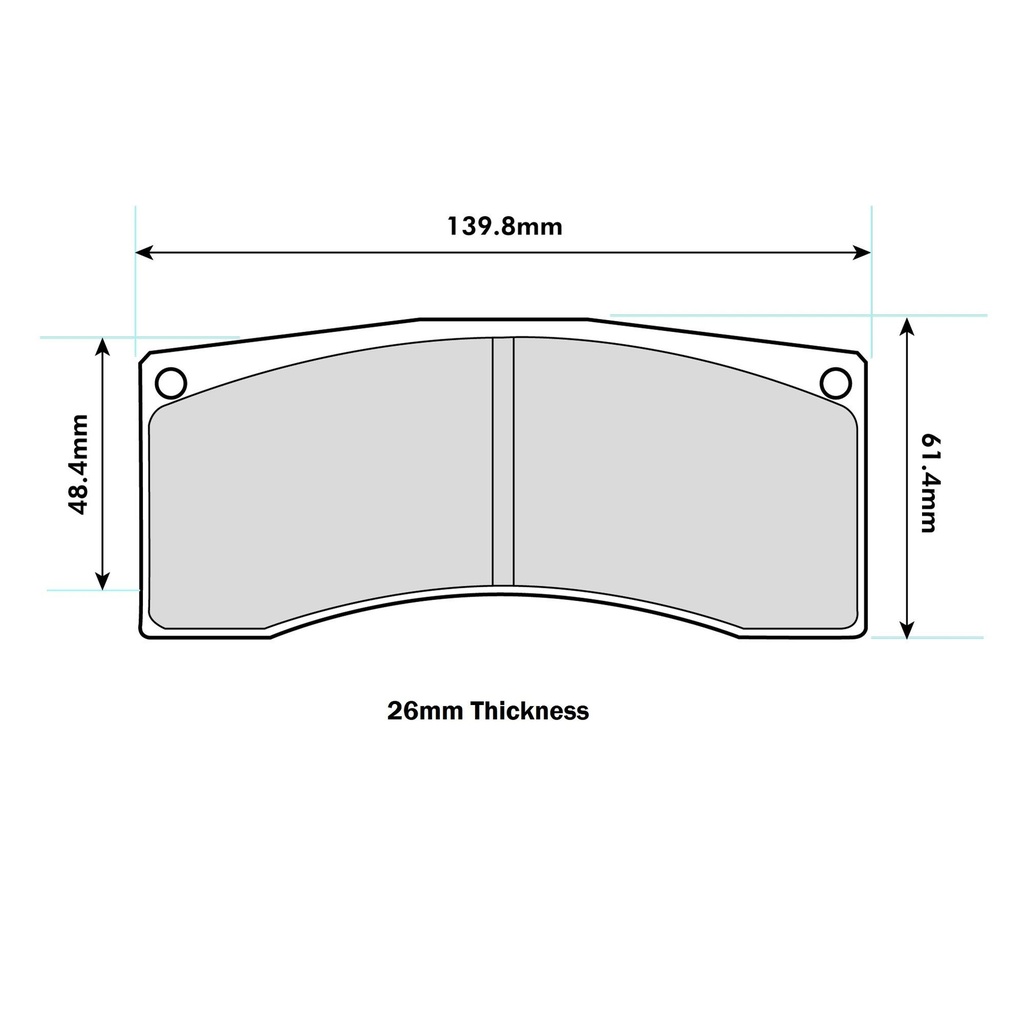 EBC Brakes SR11 Sintered Brake Pads To Fit Brembo 07.7859.1 Caliper
