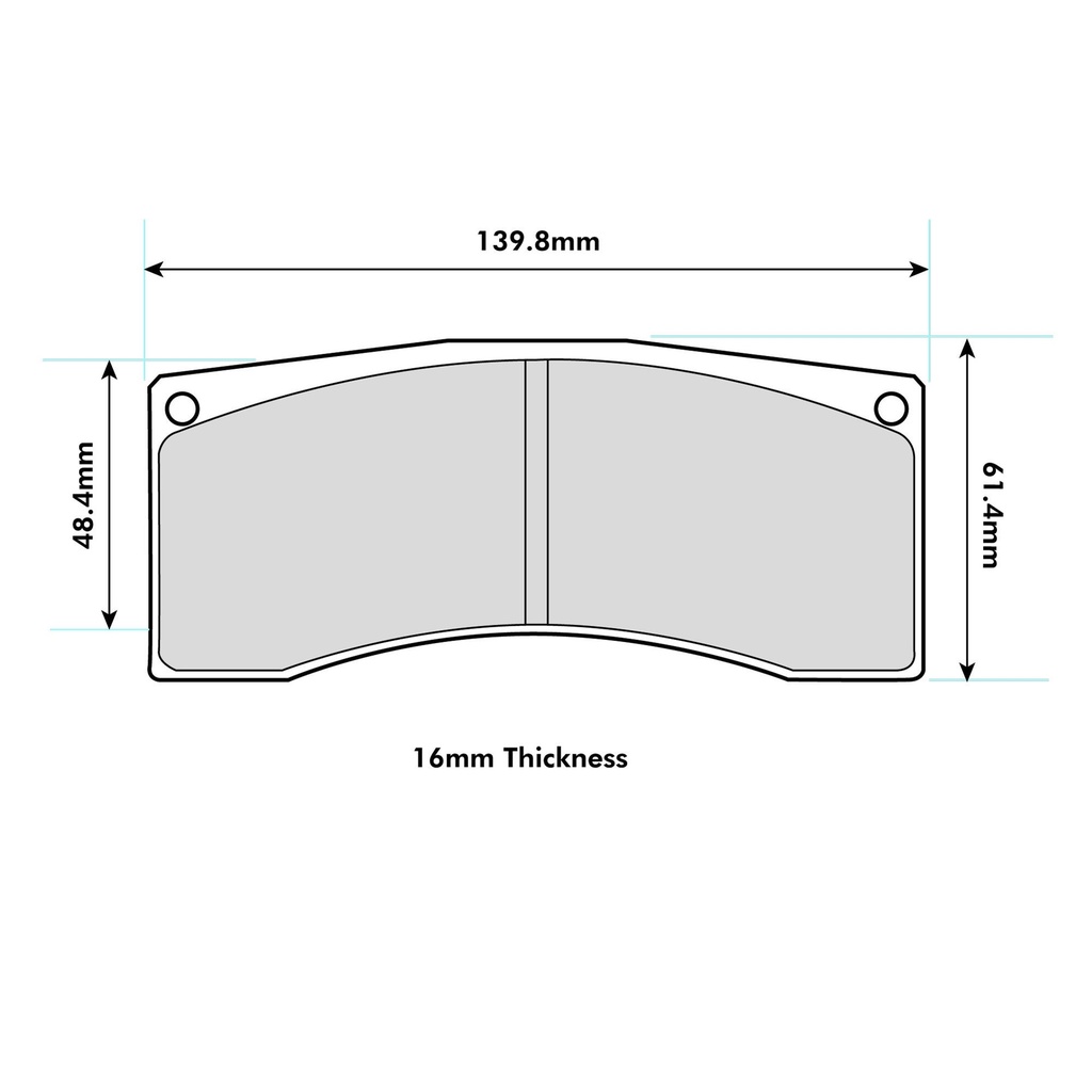 EBC Brakes SR11 Sintered Brake Pads Fit Brembo 07.5169 Caliper