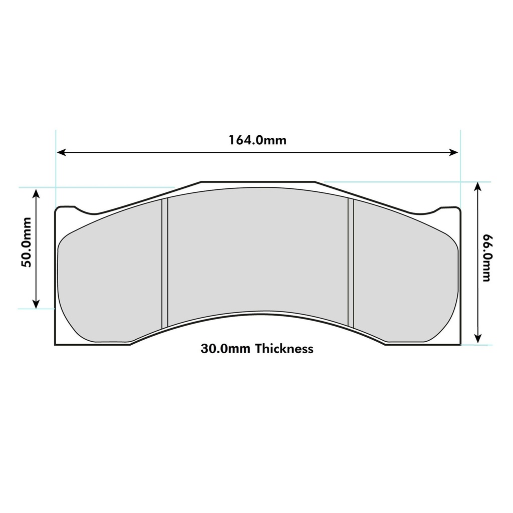 [EBCDP8087.30SR21] EBC Brakes SR21 Sintered Brake Pads To Fit AP Racing CP6766 / Alcon CAR12 Caliper