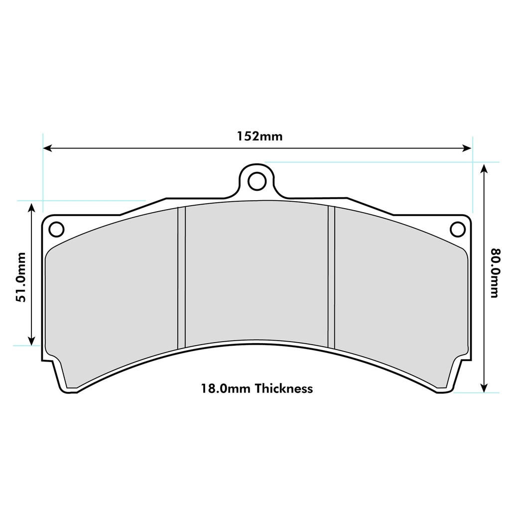 EBC Brakes SR21 Sintered Brake Pads To Fit AP Racing CP6750/CP5060 Calipers