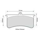 PBS Brakes ProRace Brake Pads To Fit Wilwood Superlite 4 & 6 Piston Calipers