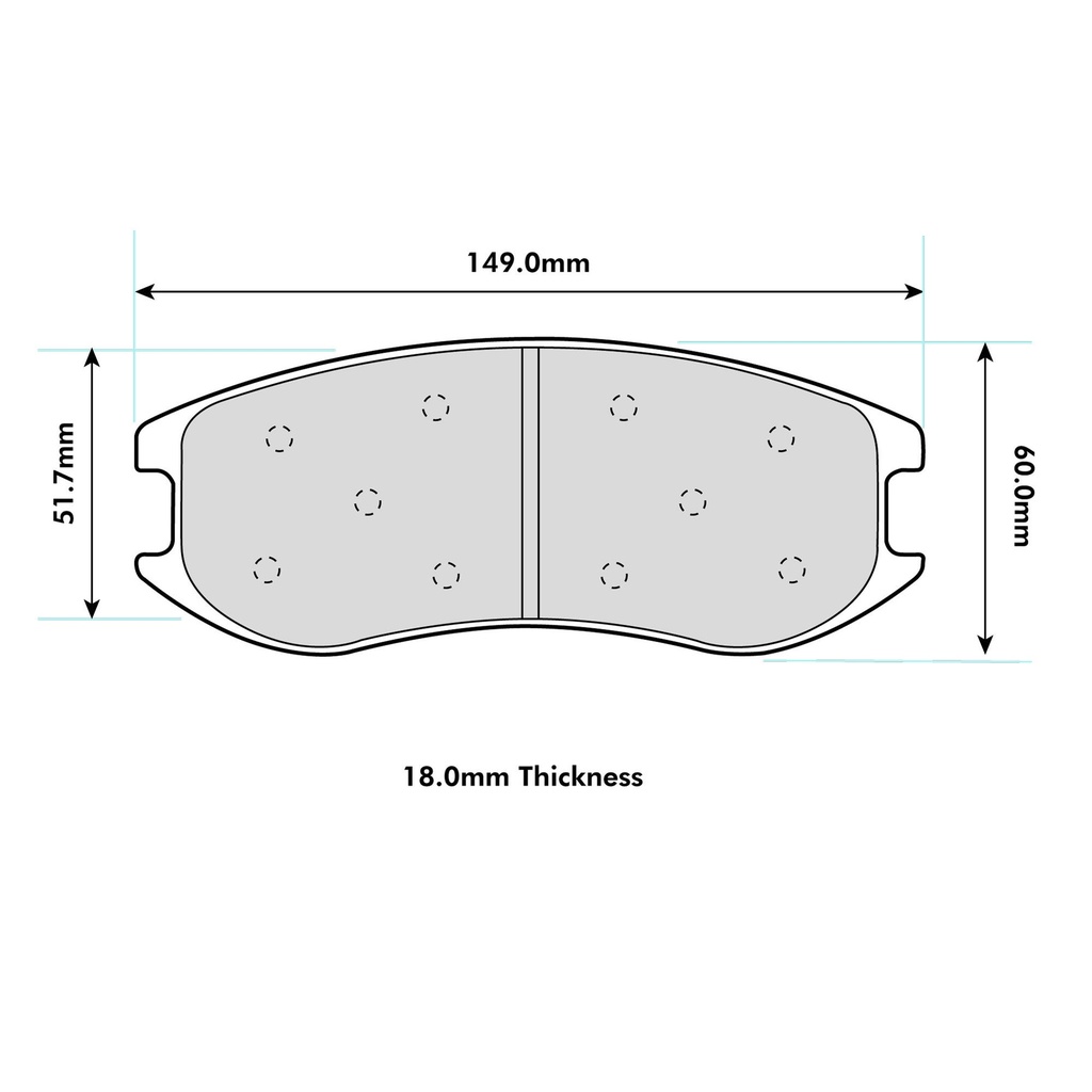 [FERFRP3160GB] Ferodo DS3.12 (Thermally Treated) Brake Pads to Fit PFC ZR88 Caliper