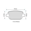 Endless MX72 Brake Pads