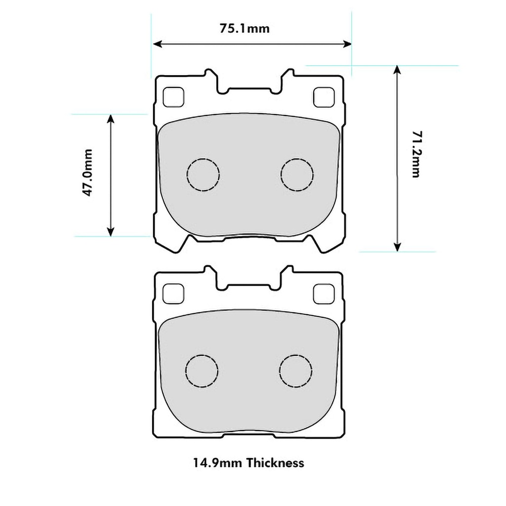 EBC Brakes RP-1 Brake Pads