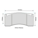 Endless MA45B Brake Pads To Fit Alcon/AP Racing/Brembo Various / OE Calipers