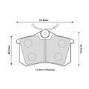 Endless MX72 Brake Pads