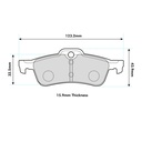 Endless MA45B Brake Pads