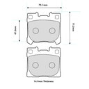 EBC Brakes RP-X Brake Pads
