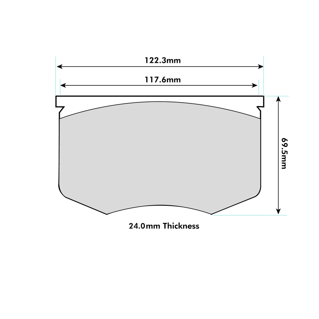 [PGDE1195RSH29E] Pagid RSH29E Brake Pads To Fit Girling CR Calipers