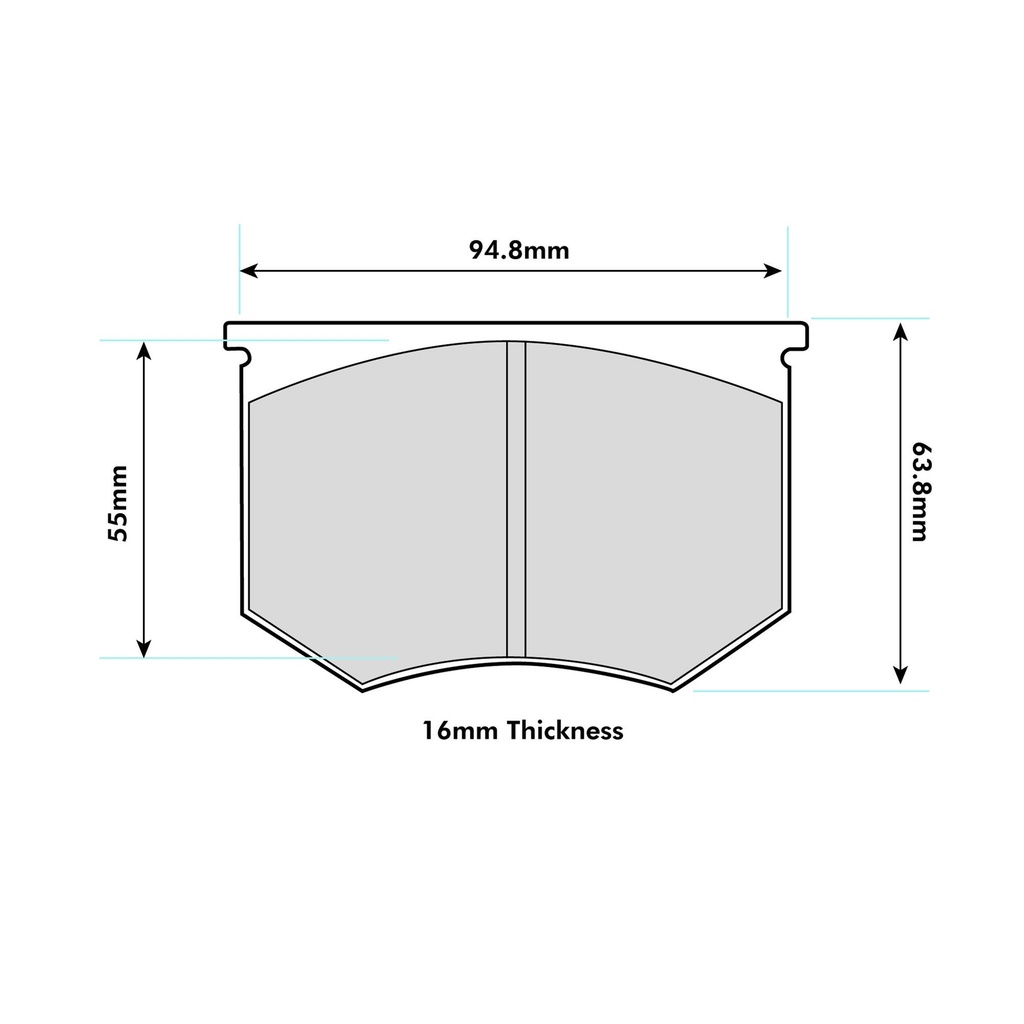 Pagid RSH29E Brake Pads To Fit Girling B-Type Mk5 Caliper