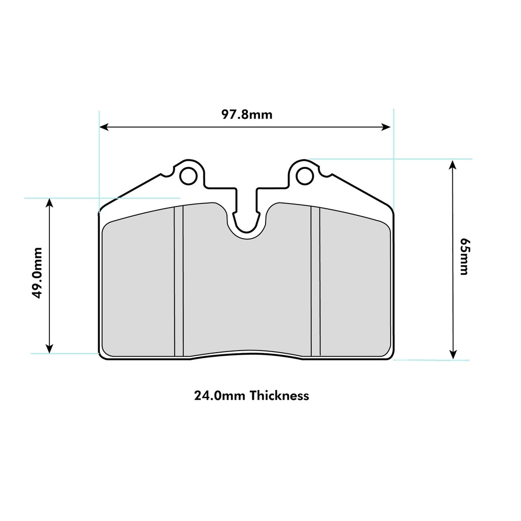 Pagid RSH29E Brake Pads To Fit Girling 16/4 Caliper