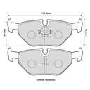 Pagid RST4 Competition Brake Pad Set
