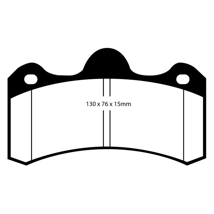 [EBCDP3042C] EBC Brakes Redstuff Performance Brake Pads