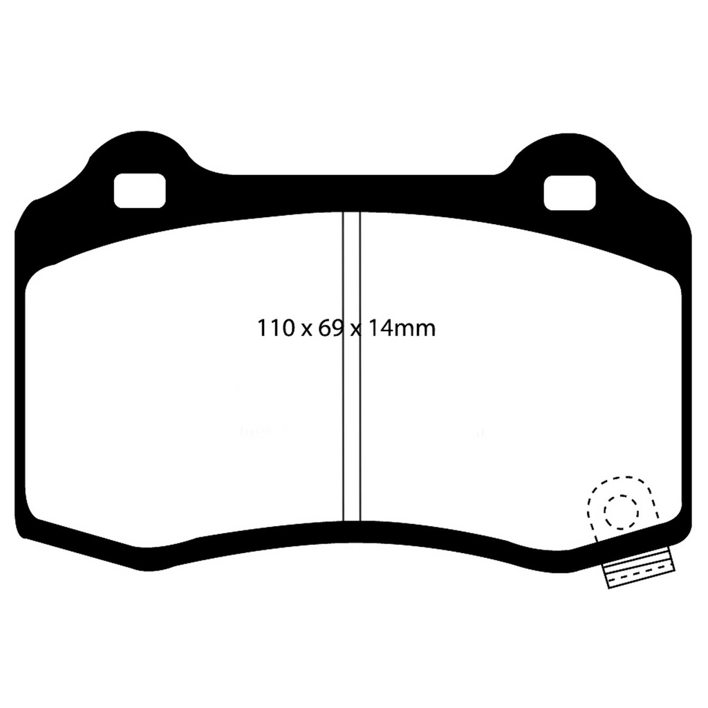 [EBCDP31788C] EBC Brakes Redstuff Performance Brake Pads