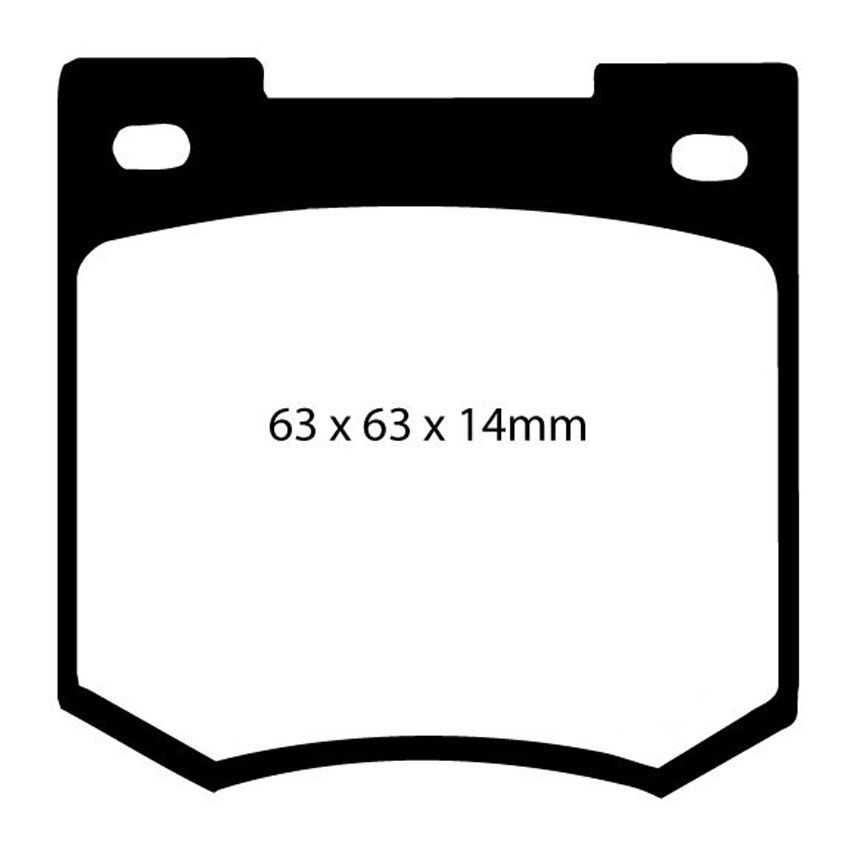 [EBCDP4106R] EBC Brakes Yellowstuff Performance Brake Pads