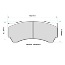 Ferodo DS2500 Brake Pads