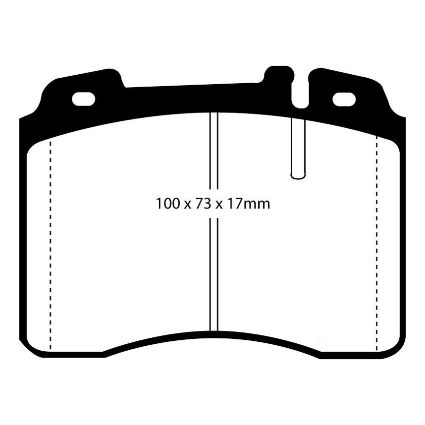 EBC Brakes Yellowstuff Performance Brake Pads